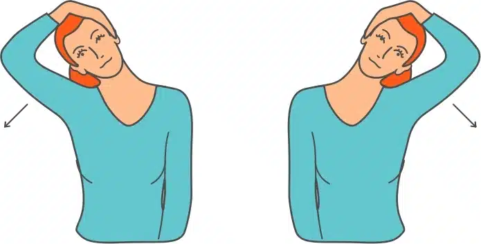 Lateral neck flexion
